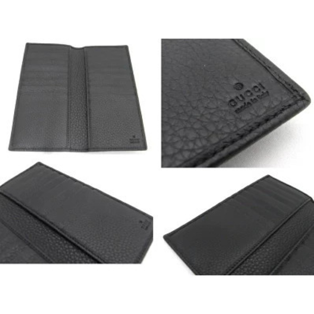 Gucci Soho Long Wallet Bi fold Wallet Bill Leather Black - Picture 3 of 3